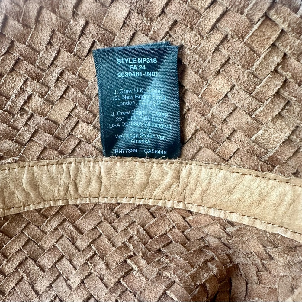 Madewell The Signature Woven Leather Tote Burnt Sienna EUC - Picture 13 of 13